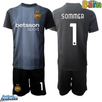 Inter Milan Yann Sommer #1 Keeper Hjemmedraktsett Barn 2025-26 Kortermet (+ Korte bukser)